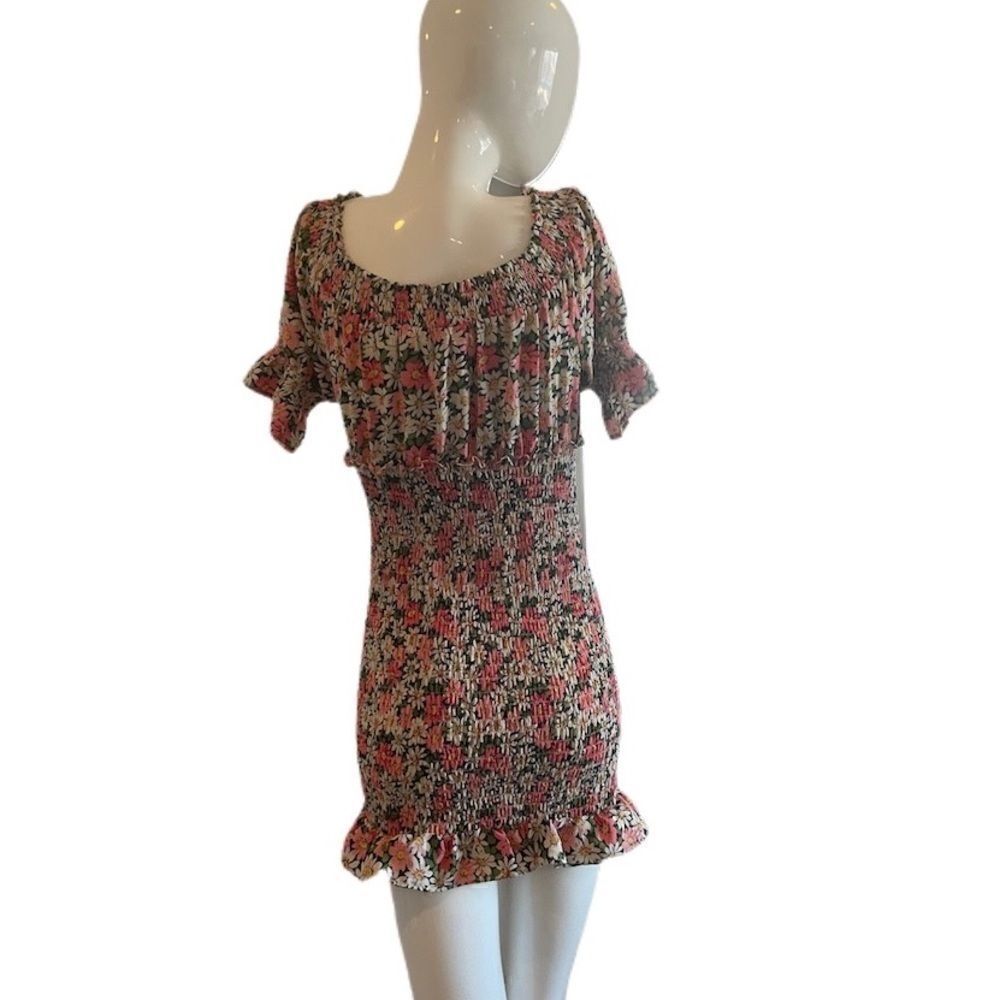 Entro Smocked Floral Print Sundress - Picture 2 of 5